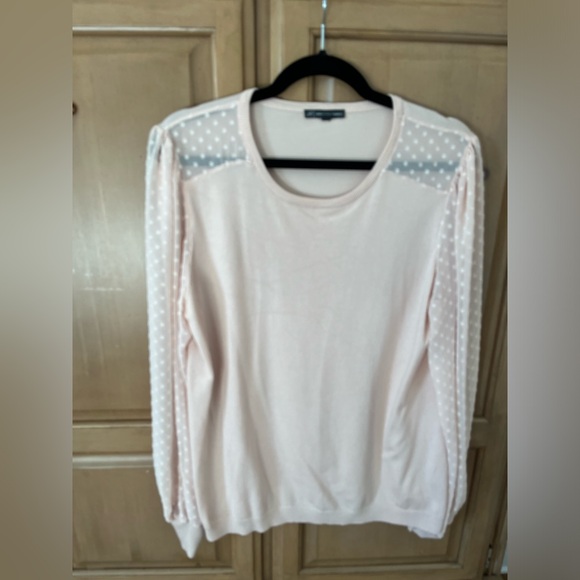 Adrianna Papell blush pink sweater - Picture 1 of 6